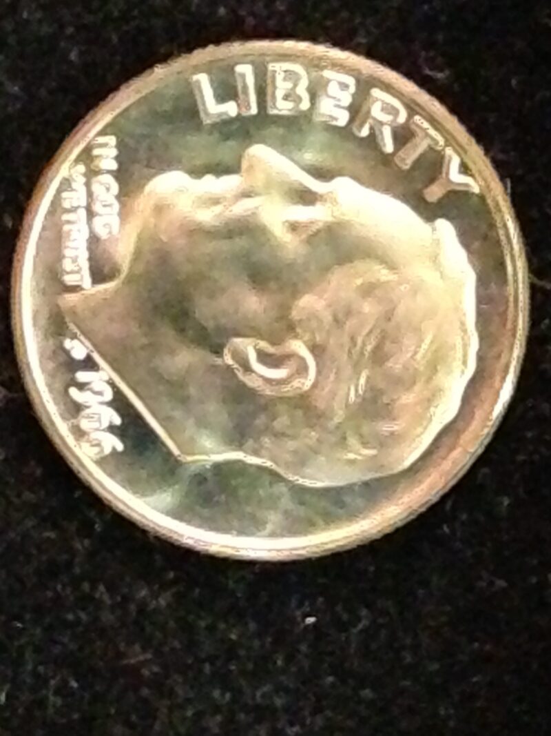 1966 SMS Roosevelt Dime MS-65