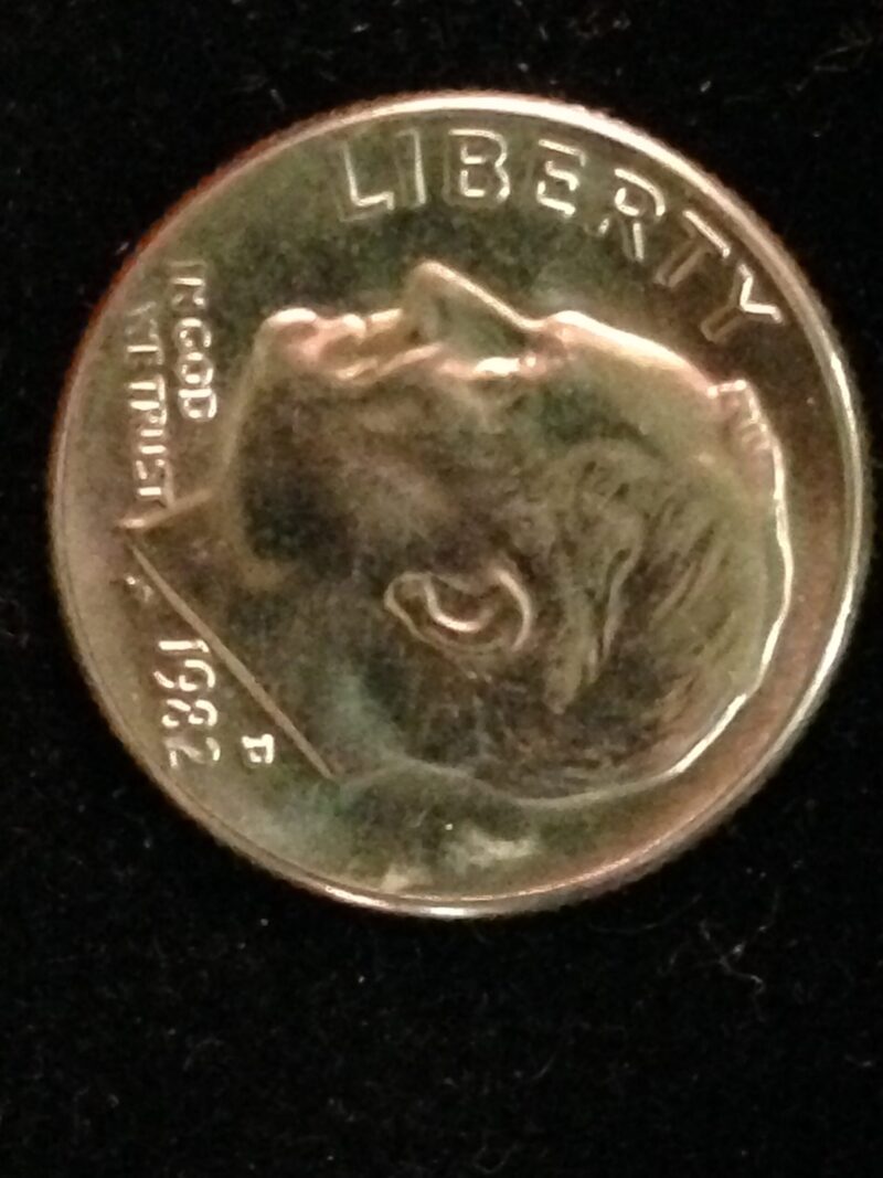 1982-D Roosevelt Dime MS-65