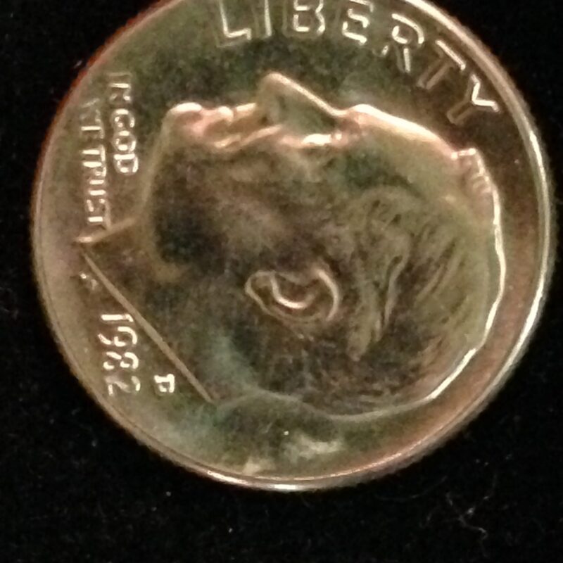 1982-D Roosevelt Dime MS-64