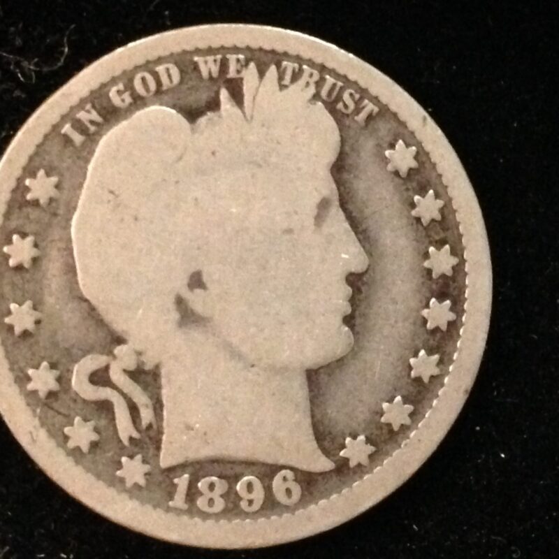 1896 Barber Quarter G