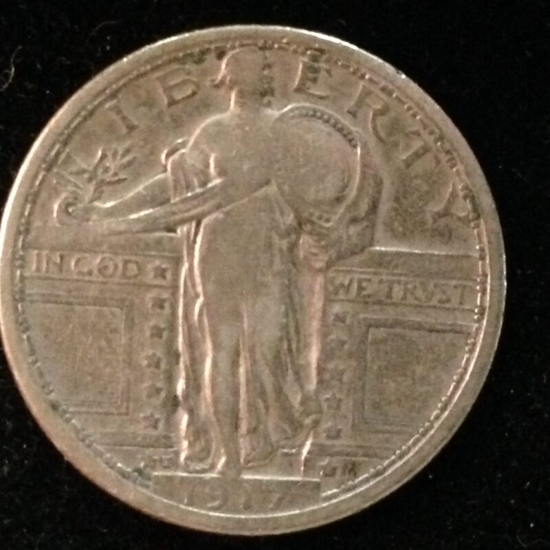 1917-D Standing Liberty Quarter Ty I G/VG