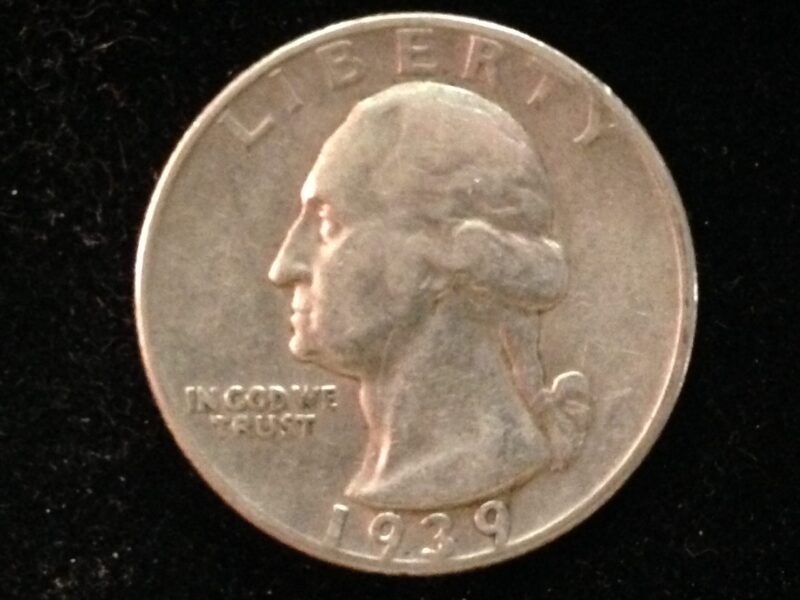 1939 Washington Quarter Ch BU