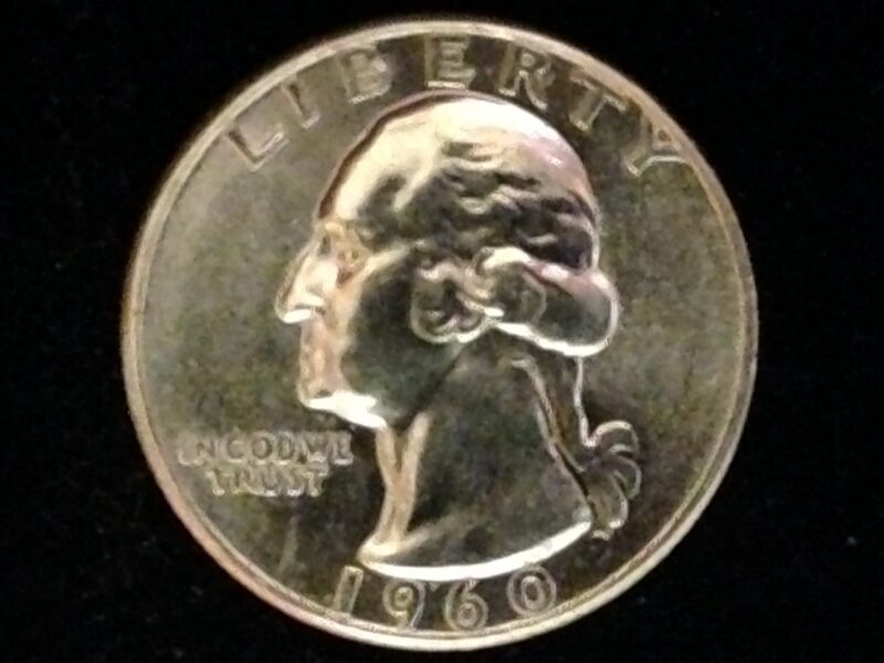 1960 Washington Quarter ChBU