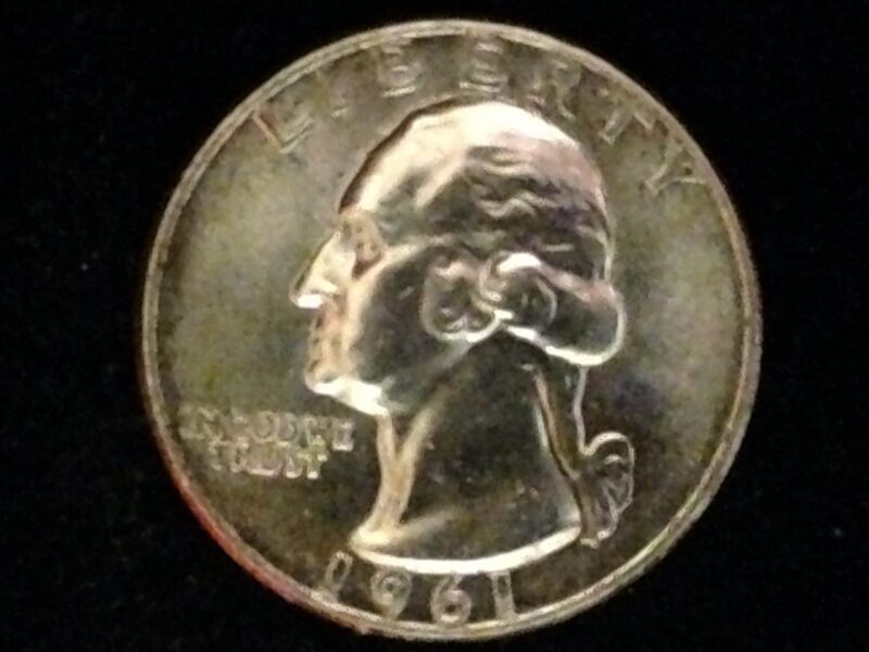 1961 Washington Quarter ChBU