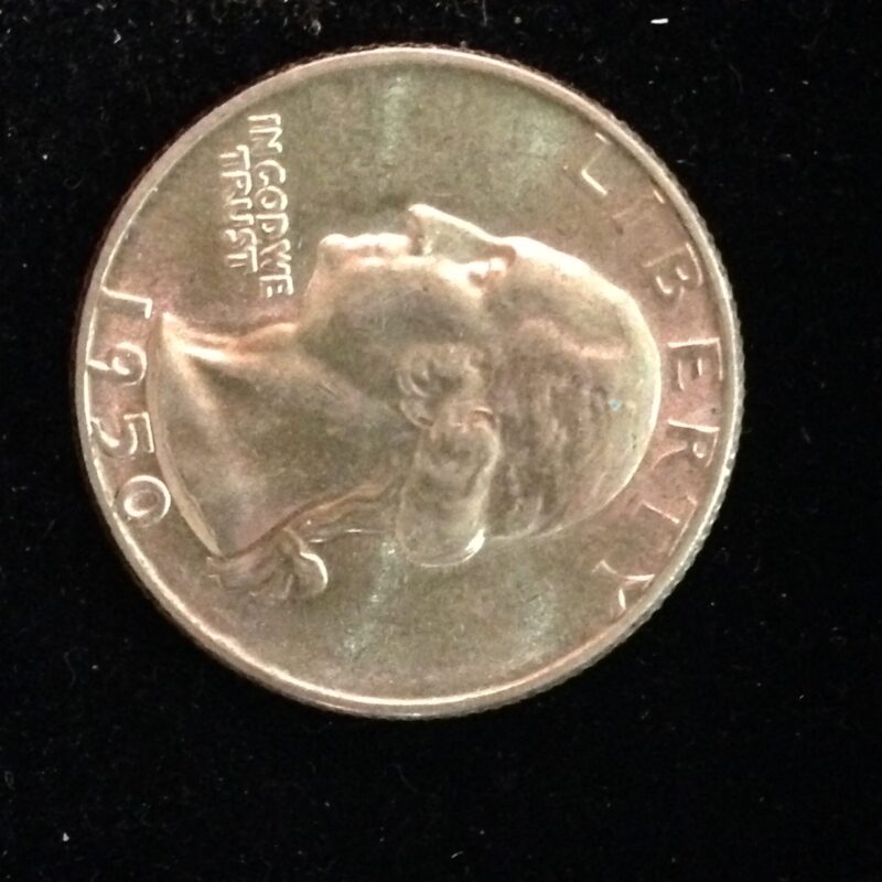 1950 Washington Quarter Ch BU