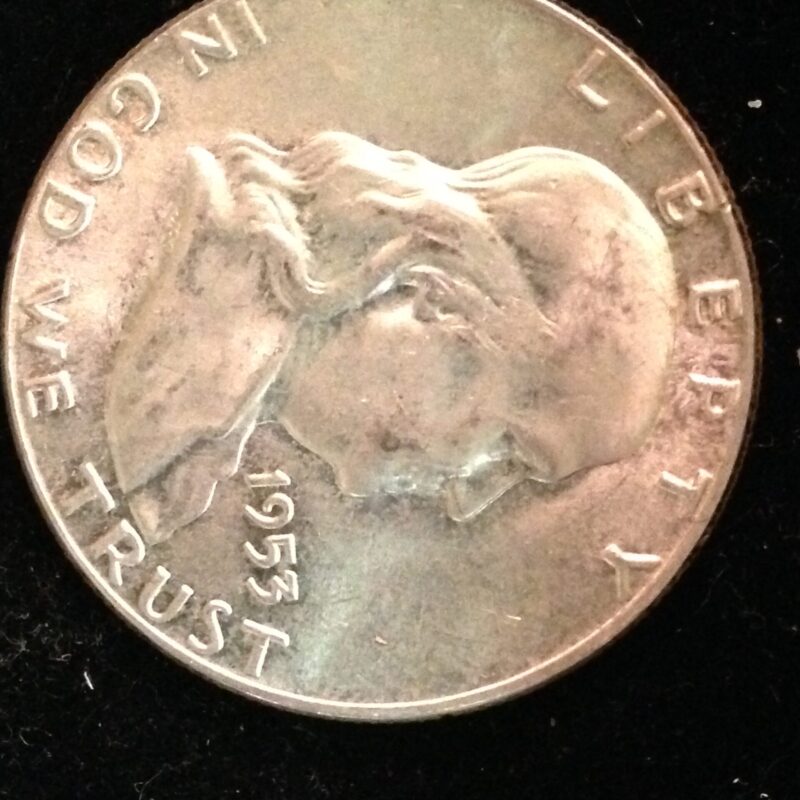 1955 Franklin Half Dollar BU
