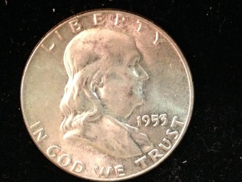 1955 Franklin Half Dollar BU