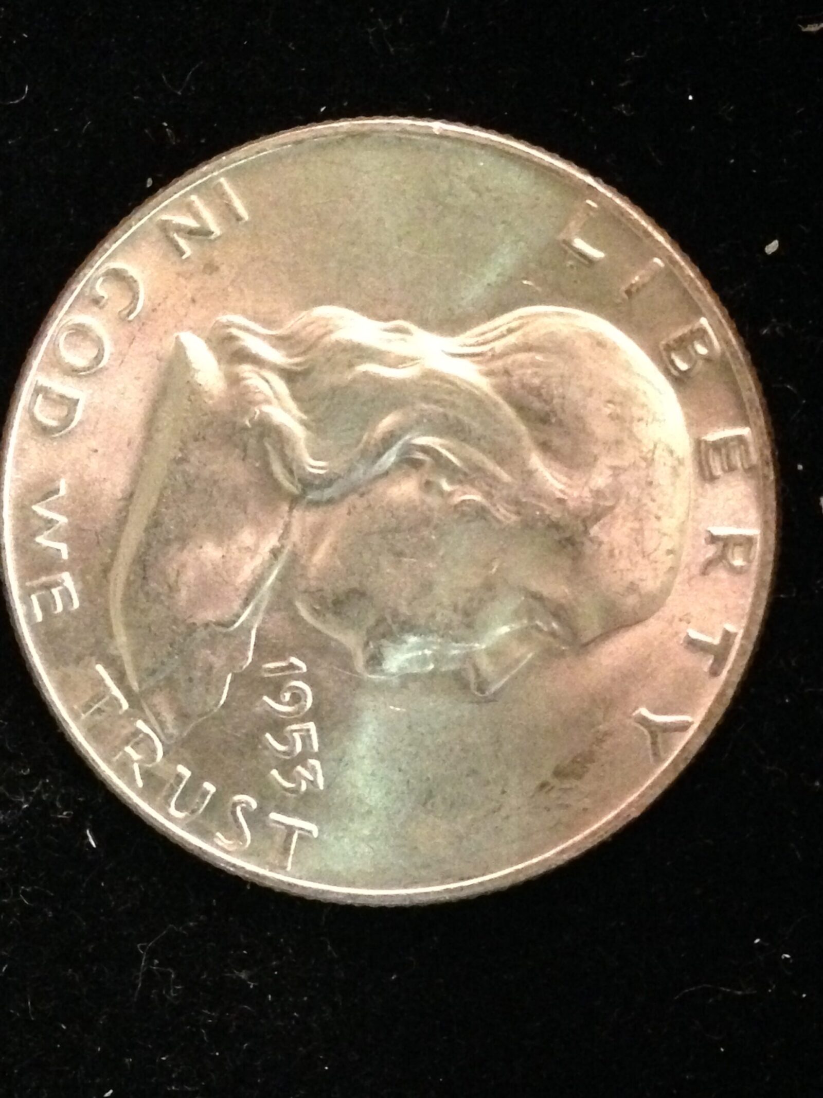1953-D Franklin Half Dollar BU