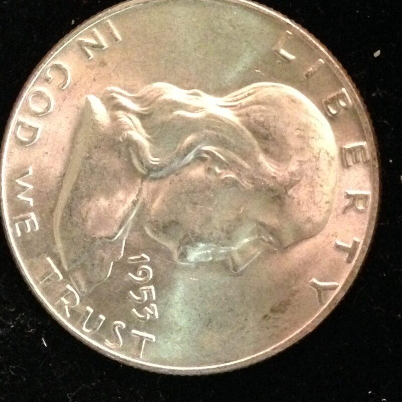 1953-D Franklin Half Dollar BU