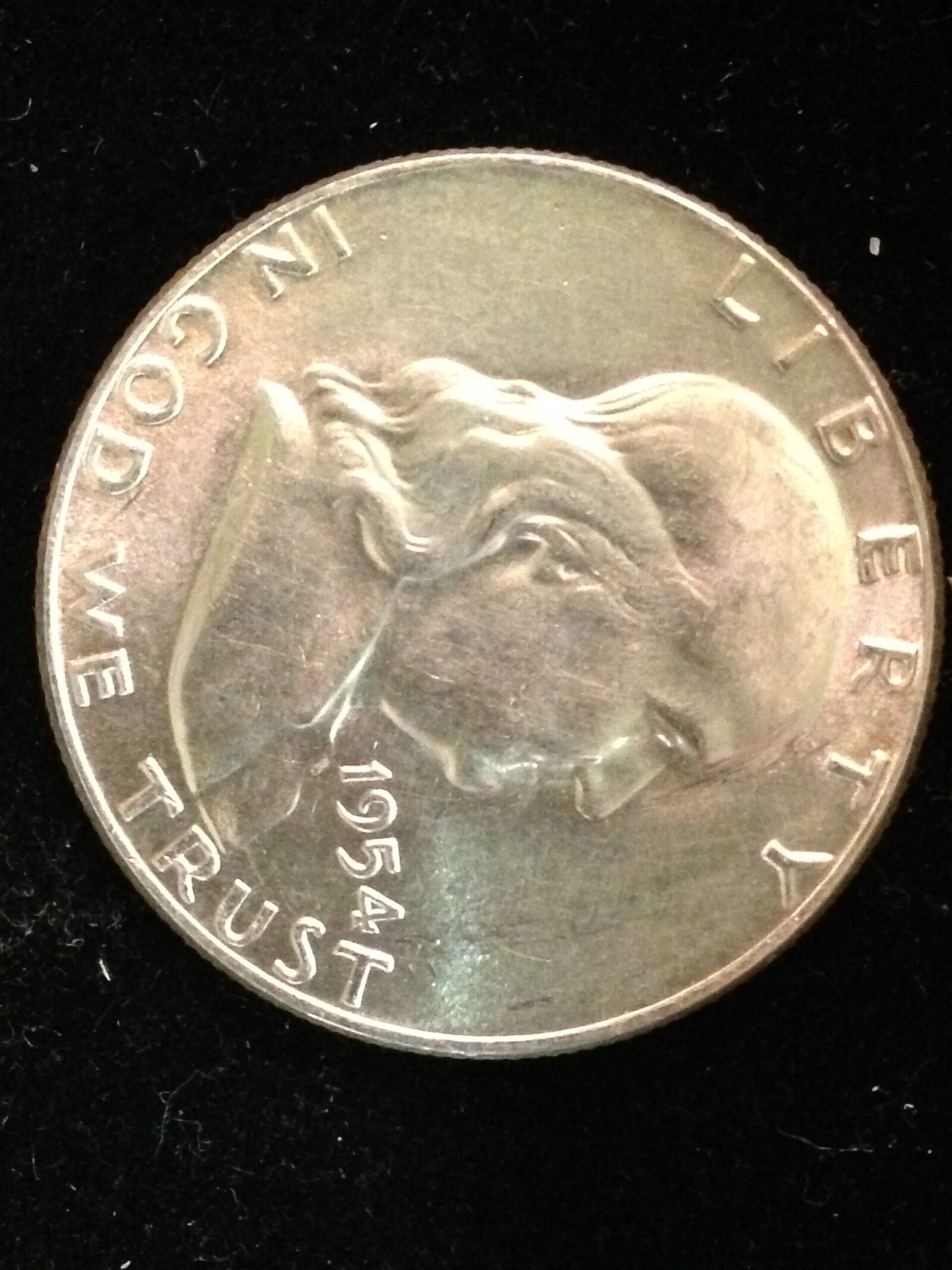 1954 Franklin Half Dollar ChBU