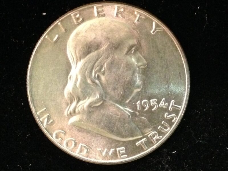 1954 Franklin Half Dollar BU
