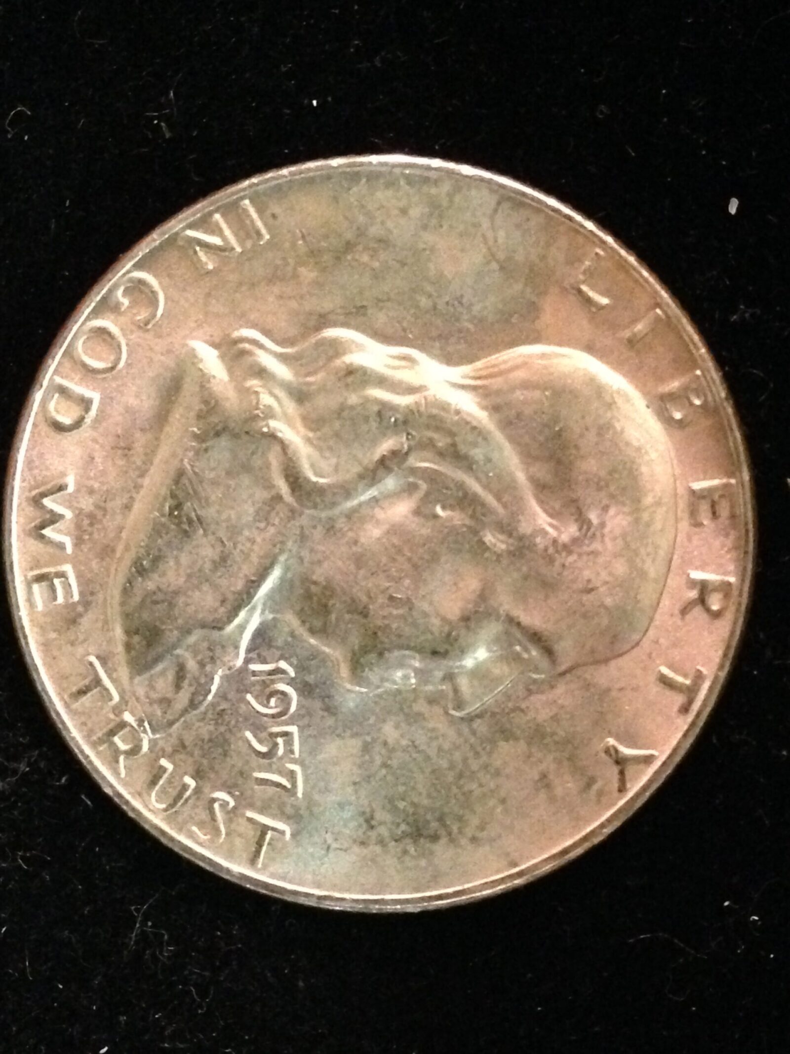 1957-D Franklin Half Dollar BU