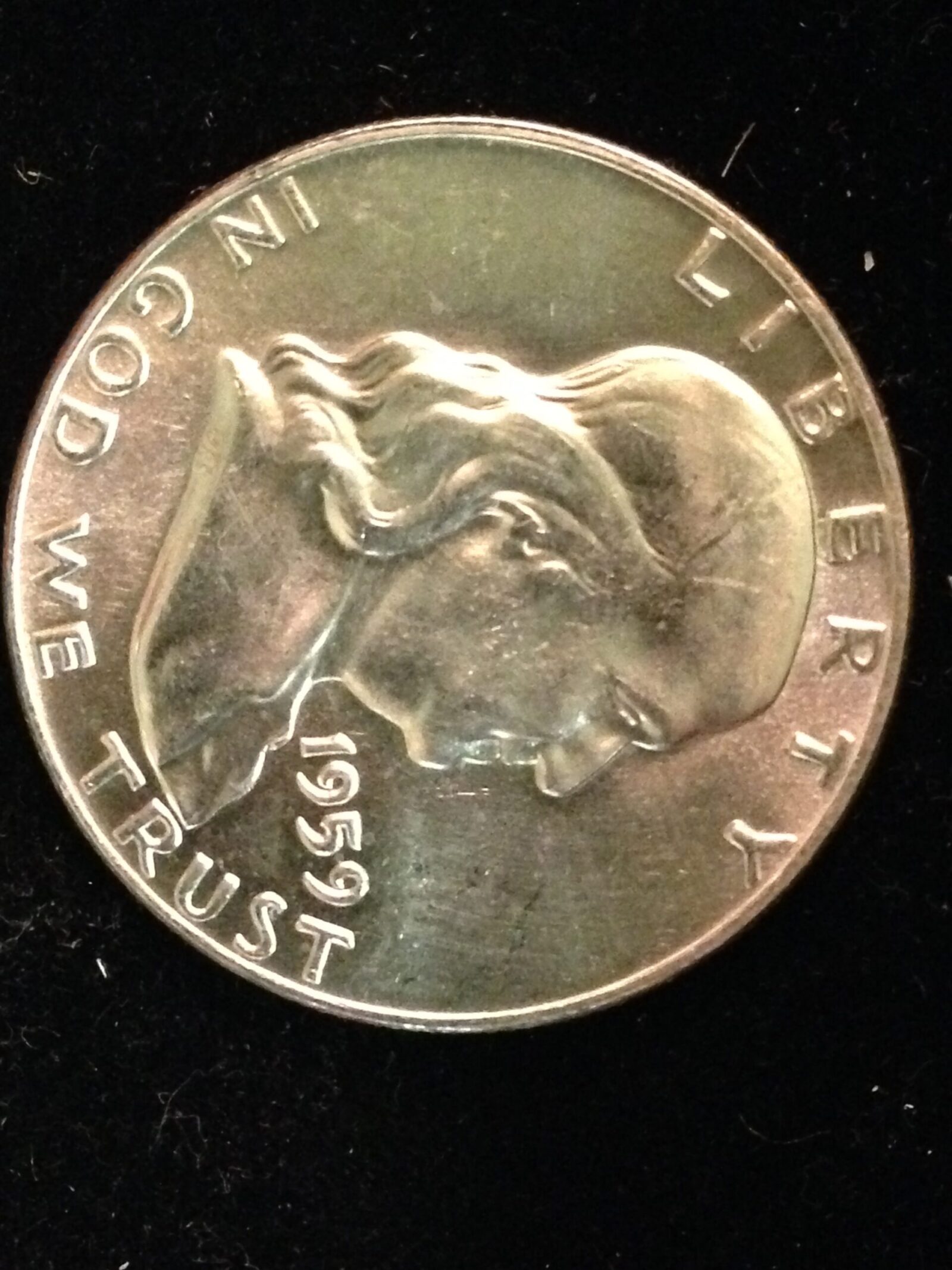 1959-D Franklin Half Dollar ChBU