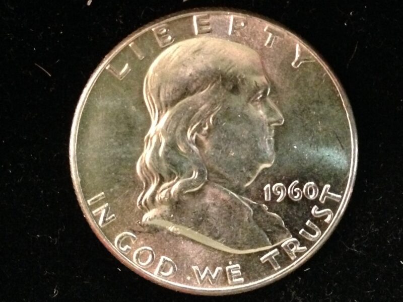 1960 Franklin Half Dollar BU