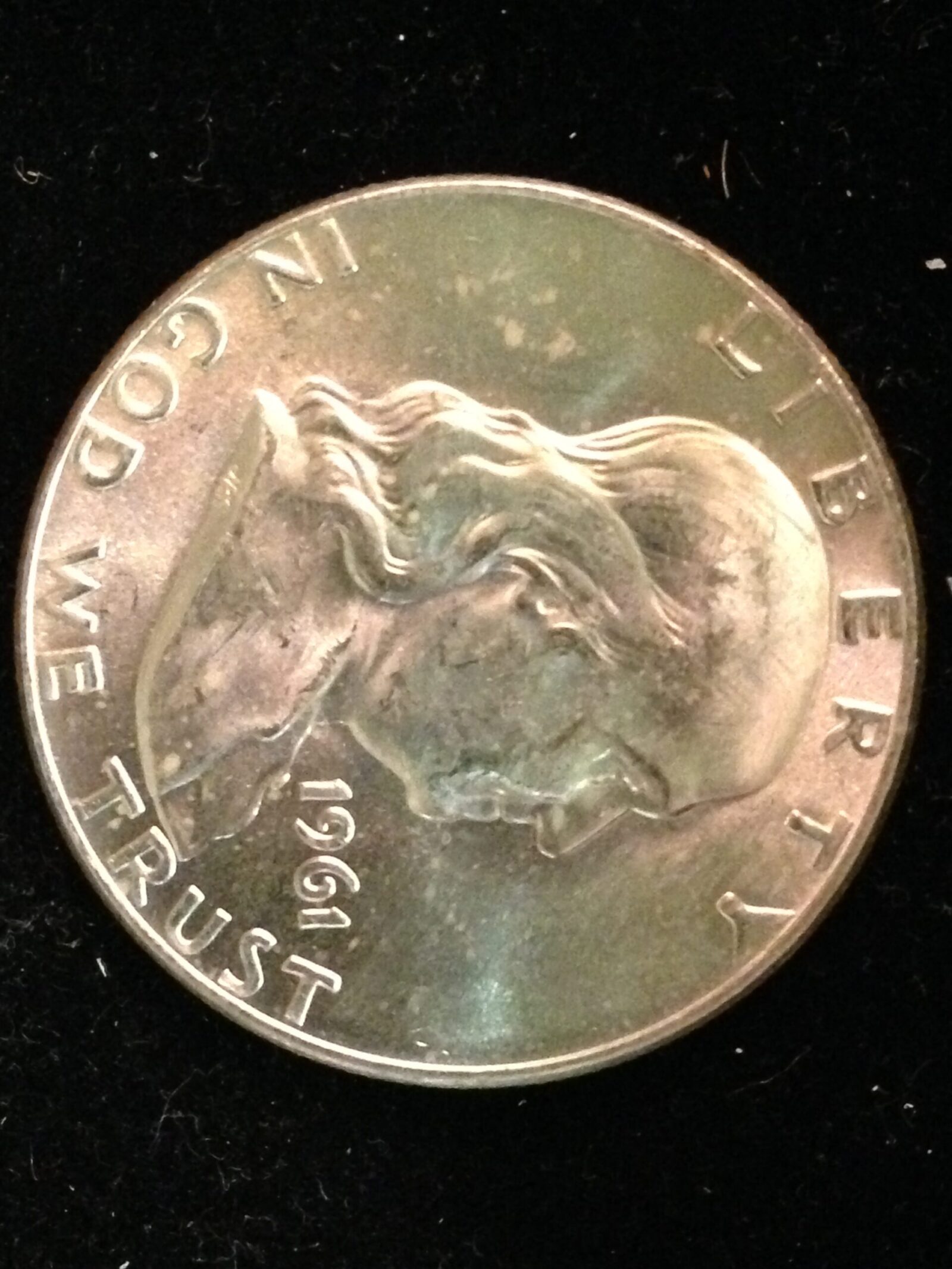 1961 Franklin Half Dollar ChBU