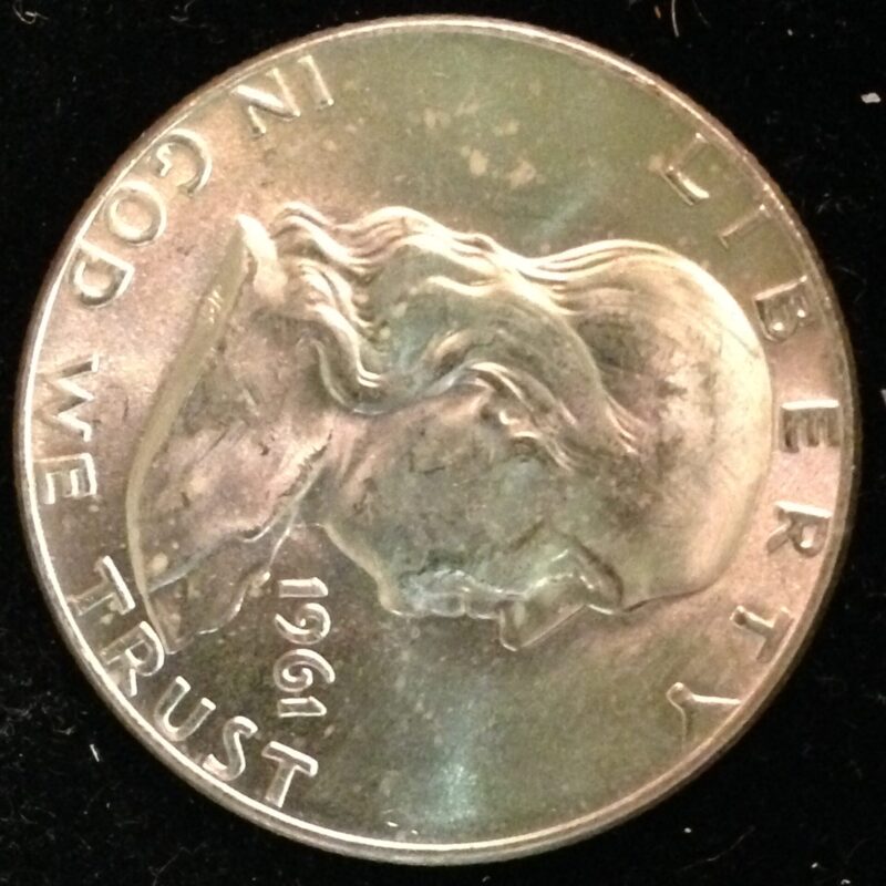 1961 Franklin Half Dollar BU