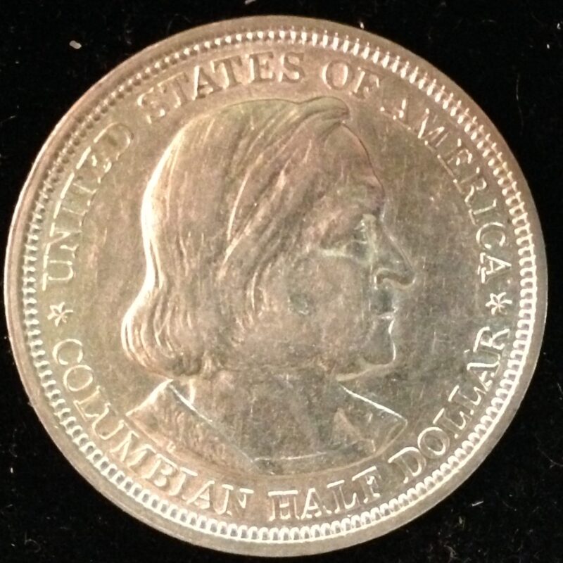 1893 Columbian Expo Half Dollar AU