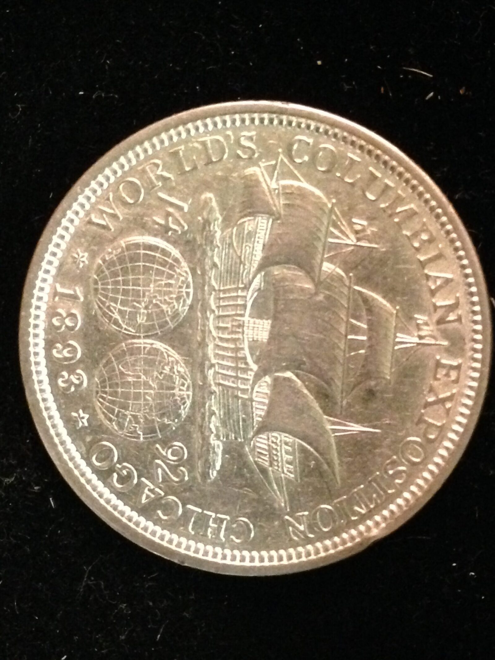 1893 Columbian Expo Half Dollar AU - Image 2