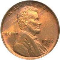 1914-D Lincoln Cent VF