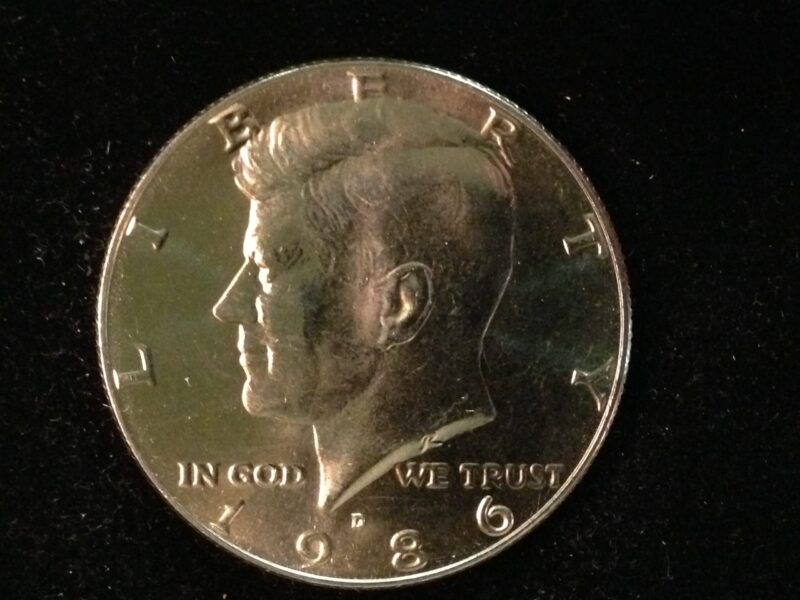 1986-D Kennedy Half Dollar Gem BU