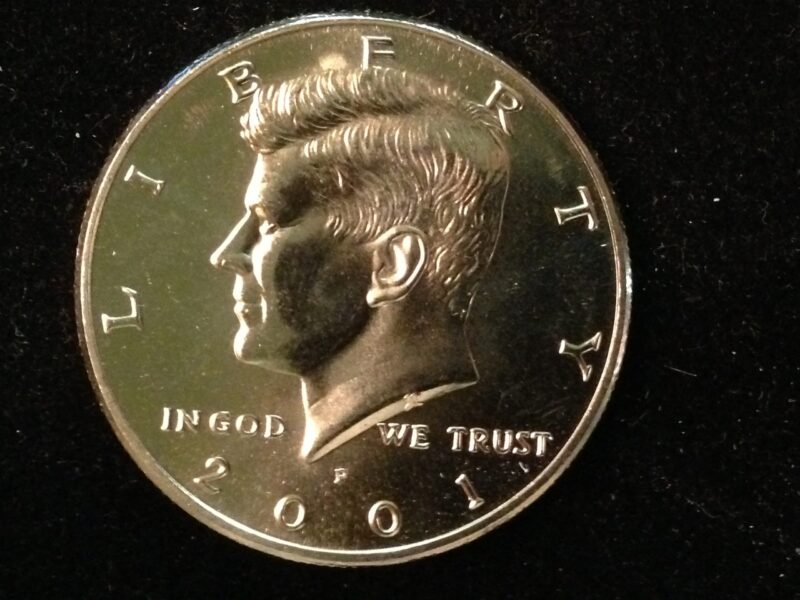 2001-P Kennedy Half Dollar ChBU