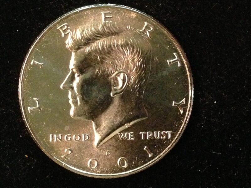 2001-D Kennedy Half Dollar ChBU