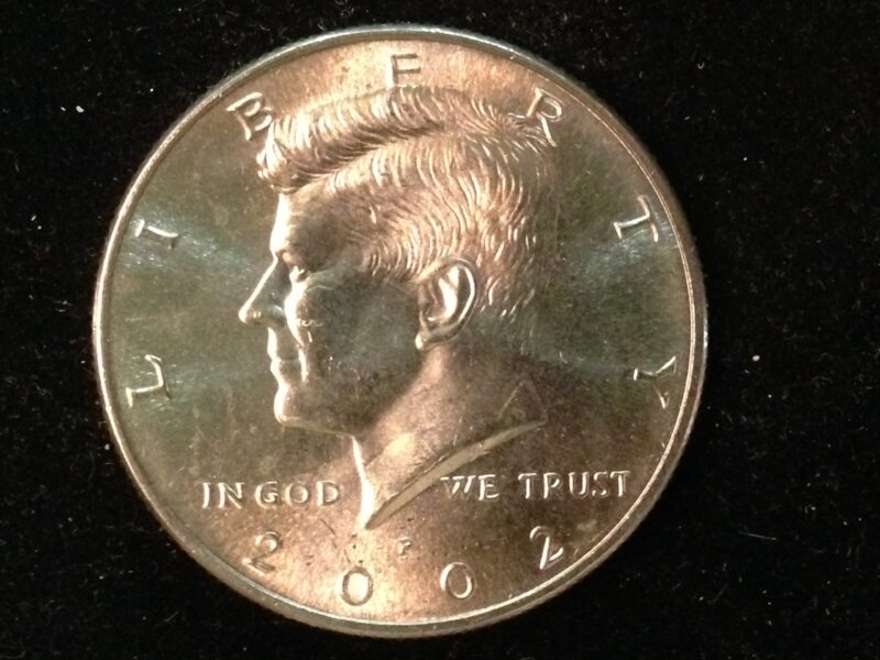 2002-P Kennedy Half Dollar ChBU