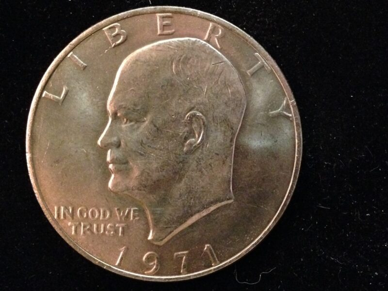 1971 Eisenhower Dollar  ChBU