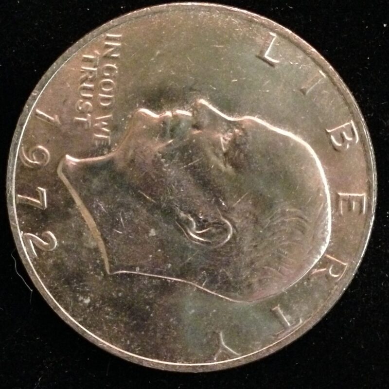 1972 Eisenhower Dollar ChBU