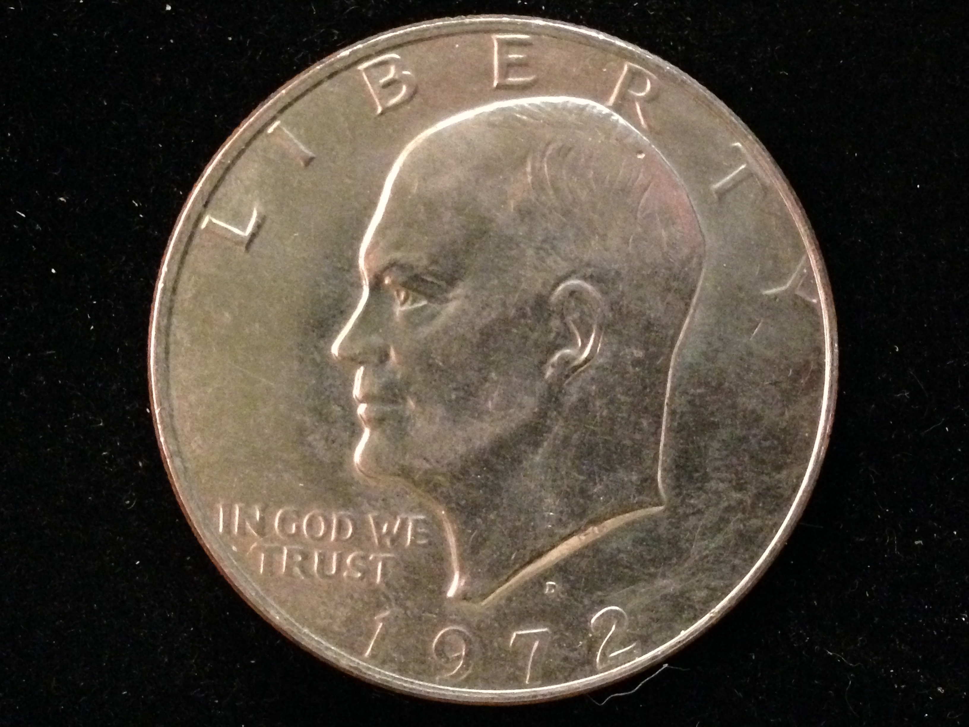 1972 eisenhower dollar d