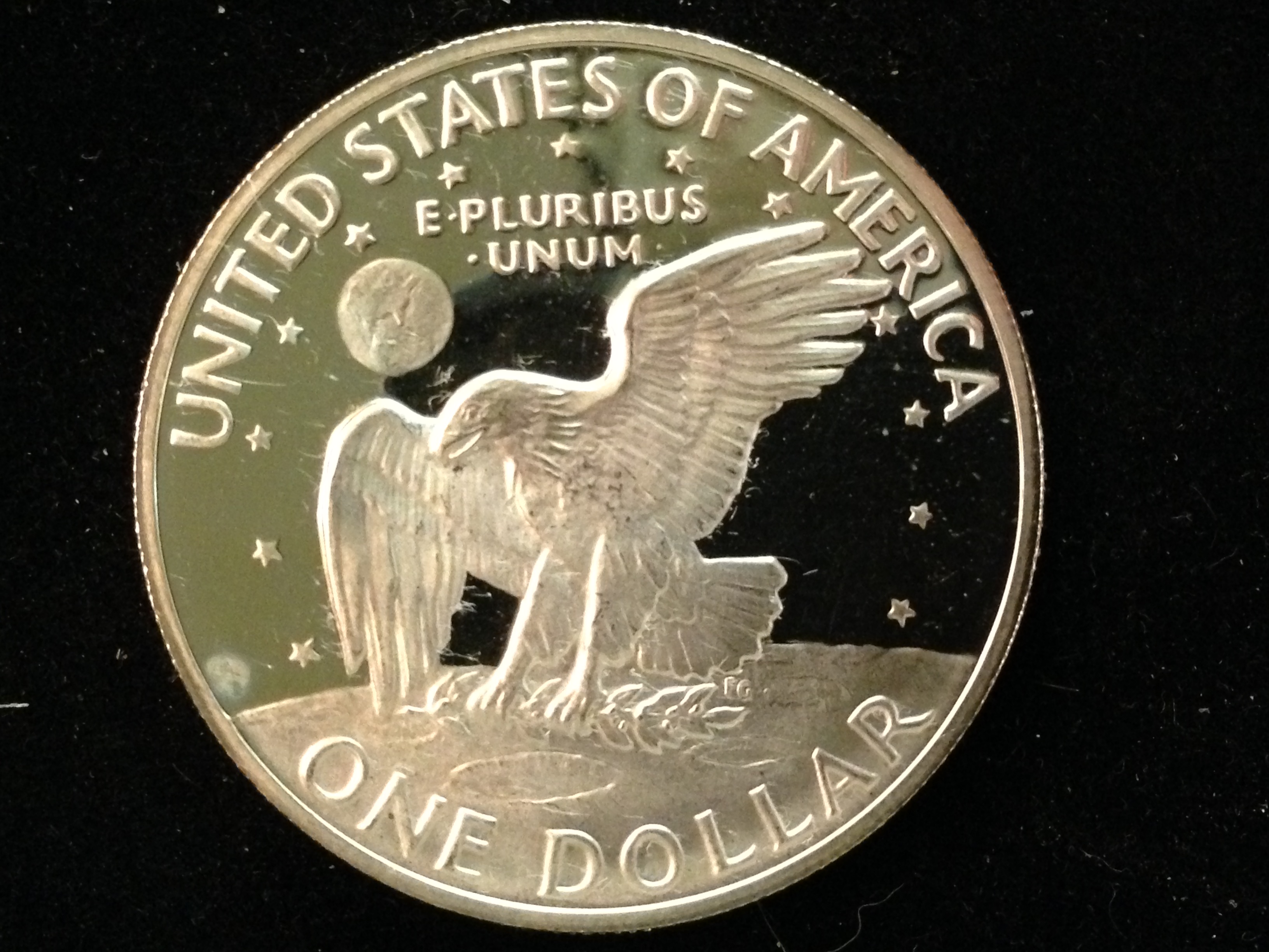 1972 d eisenhower liberty silver dollar