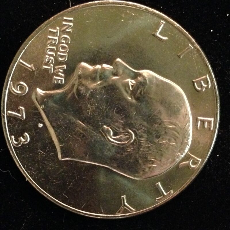 1973-D Eisenhower Dollar Ch BU