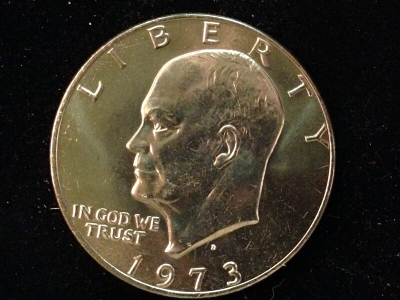 1973-D Eisenhower Dollar Ch BU