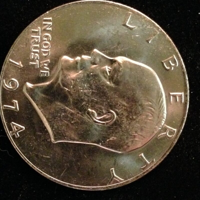 1974 Eisenhower Dollar ChBU