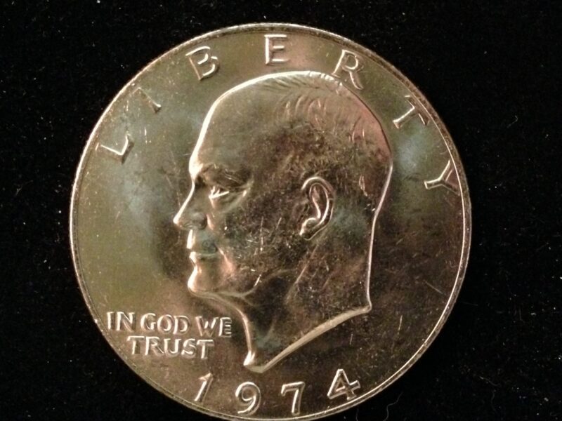 1974 Eisenhower Dollar ChBU