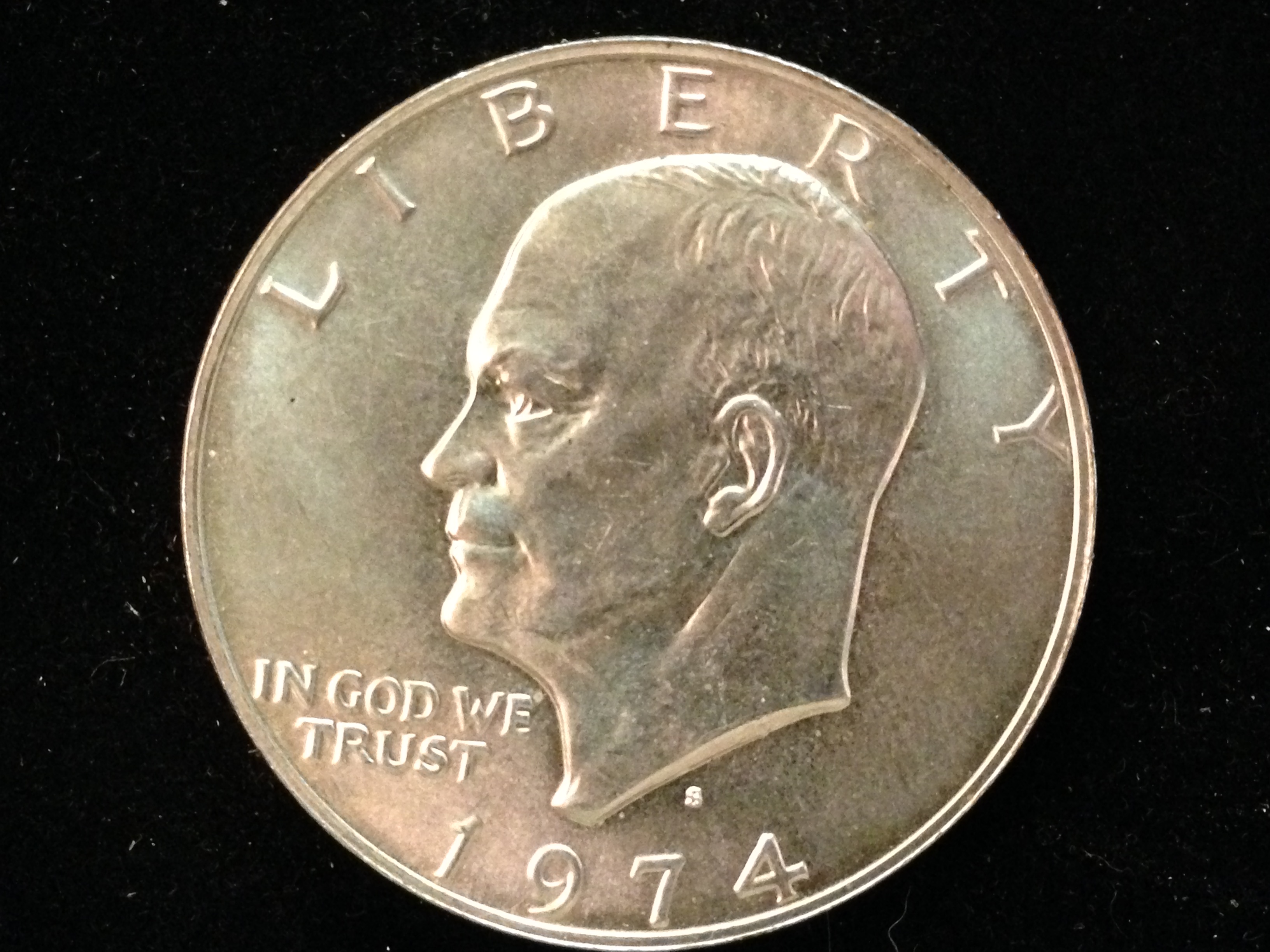 1972 dwight d eisenhower silver dollar value