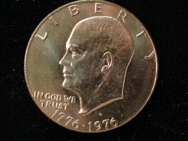 1976-D Eisenhower Dollar Ty I ChBU