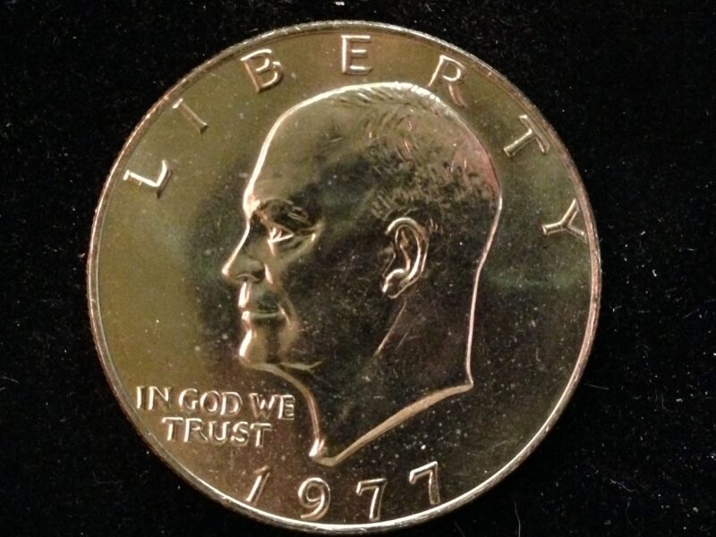 1977 Eisenhower Dollar ChBU