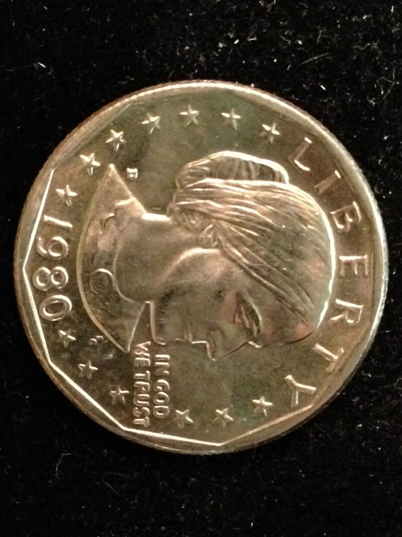 1980-D Susan B. Anthony Dollar Gem BU