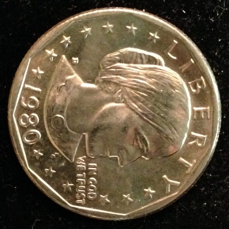 1980-D Susan B. Anthony Dollar Gem BU