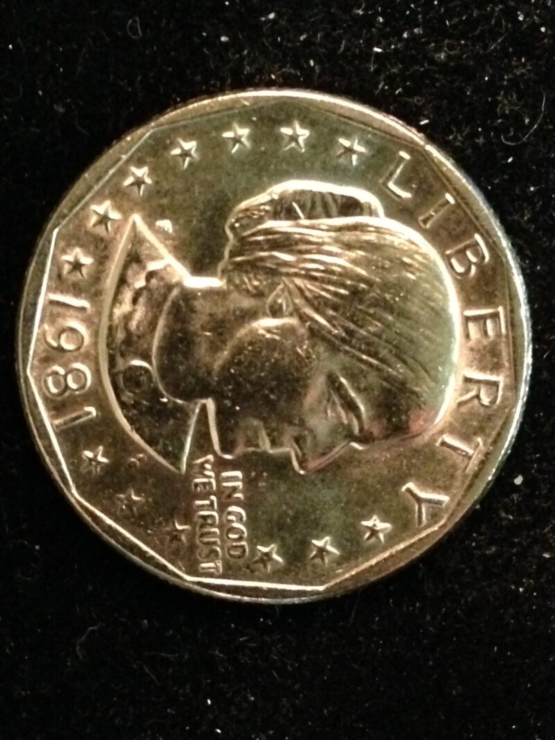 1981-P Susan B. Anthony Dollar ChBU