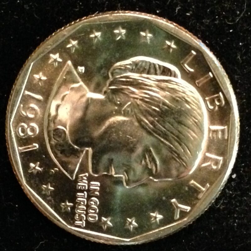 1981-D Susan B. Anthony Dollar ChBU