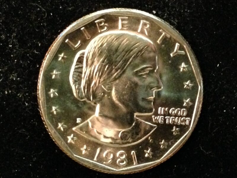 1981-D Susan B. Anthony Dollar ChBU