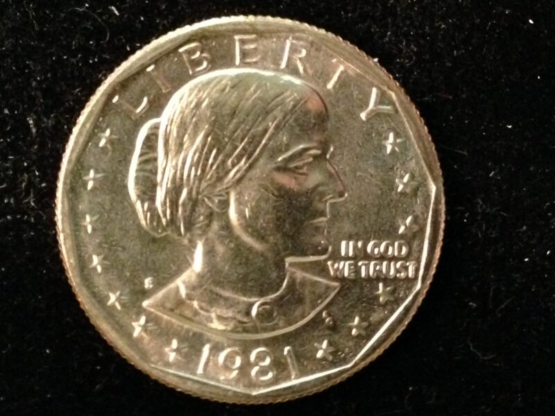 1981-S Susan B. Anthony Dollar ChBU