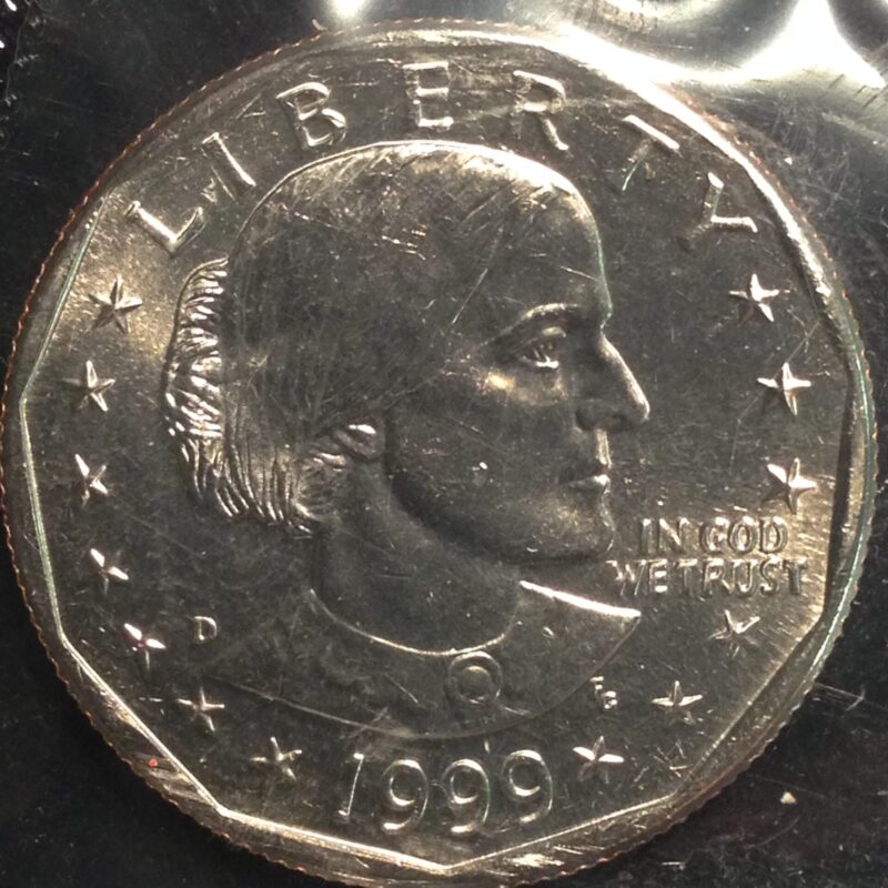 1999-D Susan B. Anthony Dollar ChBU