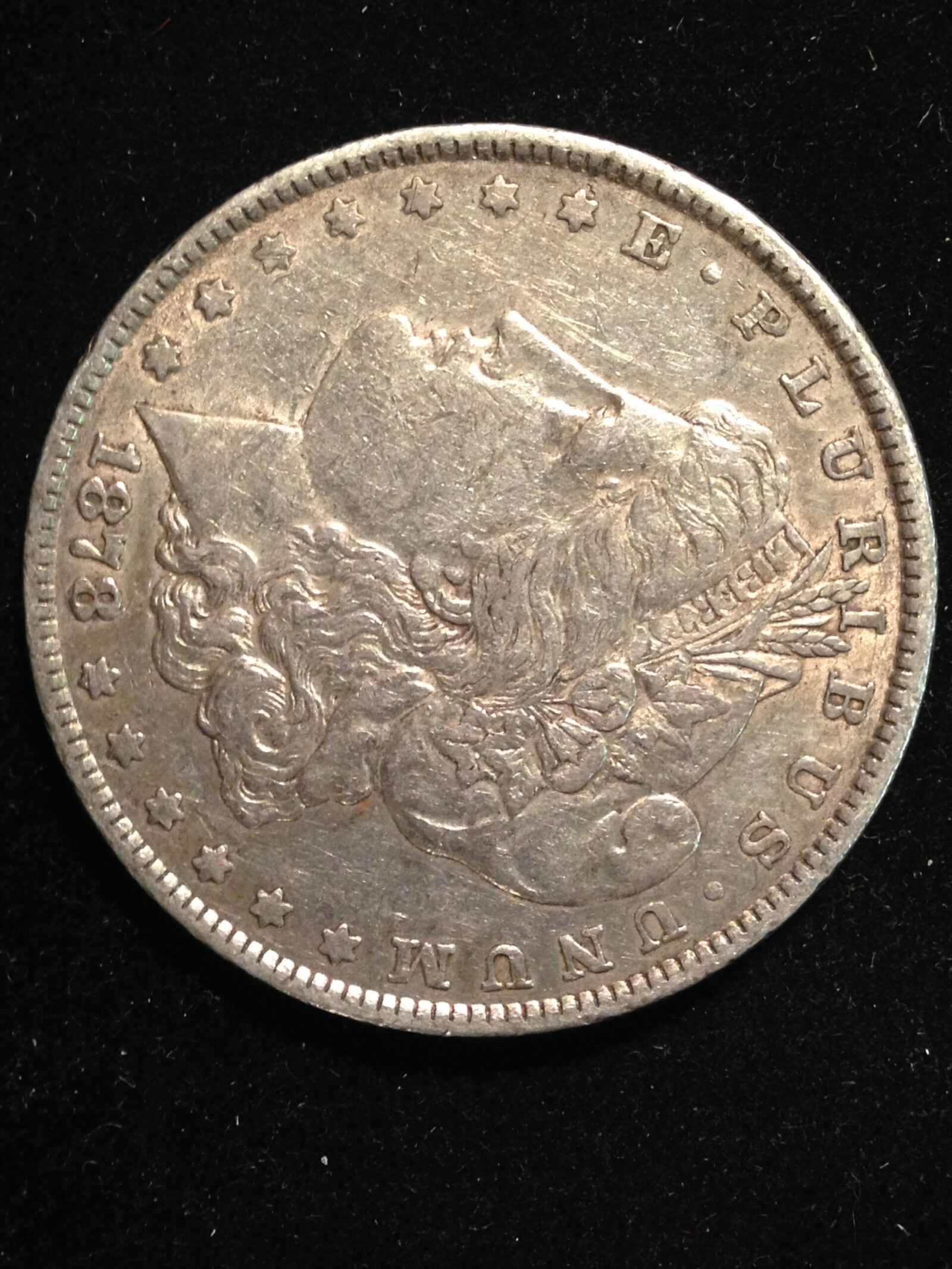 1878 Morgan Dollar 8tf BU