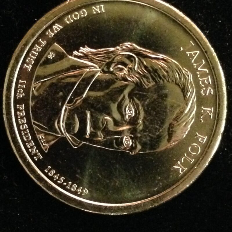 2009-D Polk Dollar ChBU