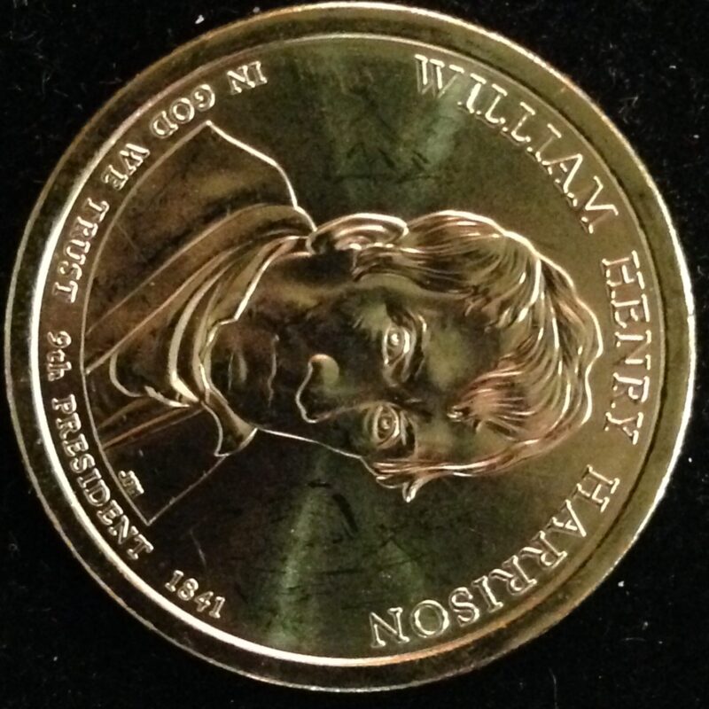 2009-D WH Harrison Dollar ChBU