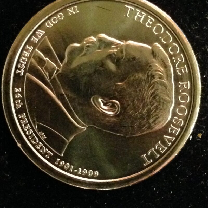 2013-D T Roosevelt Dollar ChBU