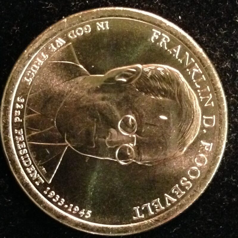 2014-D FD Roosevelt Dollar ChBU